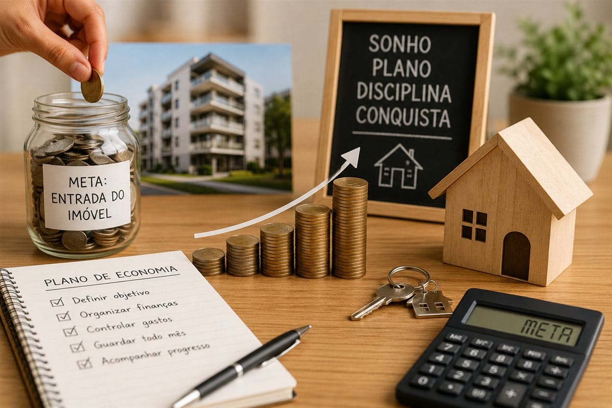 Como economizar para dar entrada em um imóvel: guia prático 2026